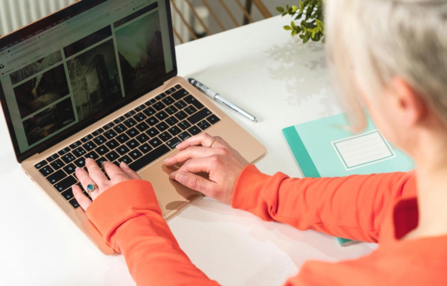 Financial ratio analysis resources and learning materials spread on desk
